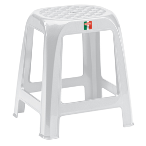 Sgabello elfo bianco