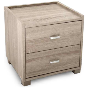 Comodino Legno 2C Rovere
