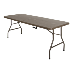 Tavolo Birr. Pieghevole 180x70x74 Marrone