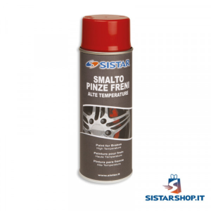 Smalto rosso alte temperature per pinza freni 400 Ml
