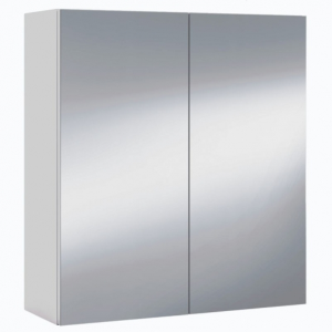 Armadietto pensile con specchio 2A 60x21x65h 