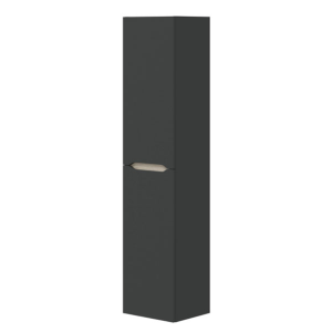 Colonna Bagno Sospesa Rovere e Grigio Antracite Lotto Cm 31X26X135H