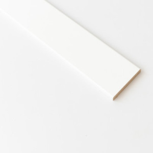 Coprifilo in MDF Bianco R6 MM.10X70X2400