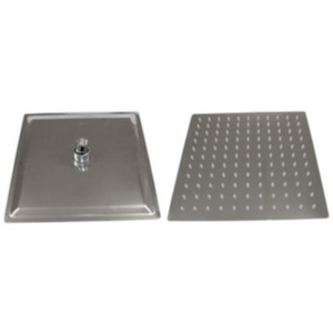 Soffione doccia Inox quadro cm 20x20