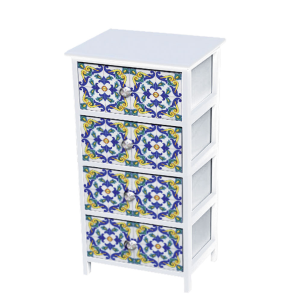 Cassettiera 4C 40x30x71h D.Vietri
