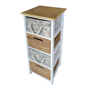 Cassettiera 4C 30X30X82H  A2347