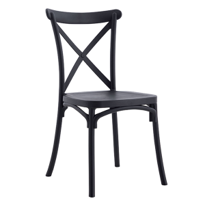 Sedia monoblocco cleo nero