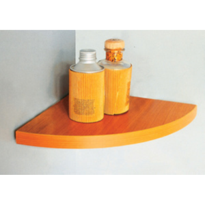 Mensola Angolo Squadrata Noce Cm. 50x50