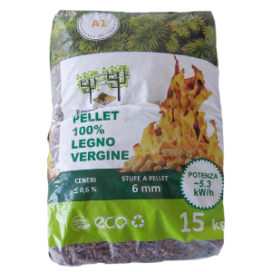 Pellet sacco da 15 Kg Certificato A1 