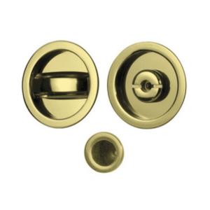 Kit maniglie tondo porte scorrevole C/Nott Oro