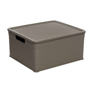 Box scatola 13 LT multiuso tortora con coperchio
