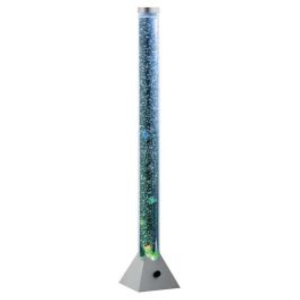 Piantana Led motiond pesci colorati RGB 11W h130 cm