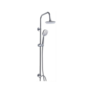 Colonna doccia con doccetta in abs e soffione fisso cm. 20x20