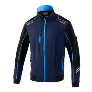 Giacca tecnica antivento AUSTIN Tech Light-Shell Blue marine/azzurro