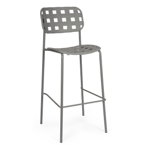 Sgabello Bar Clover Grigio
