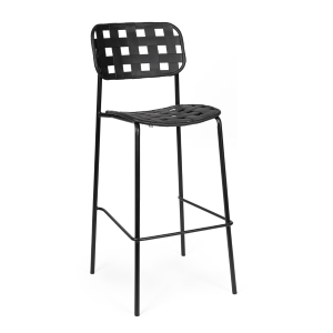 Sgabello Bar Clover Nero