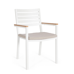 Sedia C-Br C-C Henna Bianco Ld30
