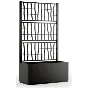 Fioriera con spalliera Ethica cm.80x36x140h