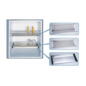Mensola colapiatti acciaio inox c/vasch 86 cm