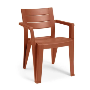 Sedia Julie cm 61x58x79h Terra