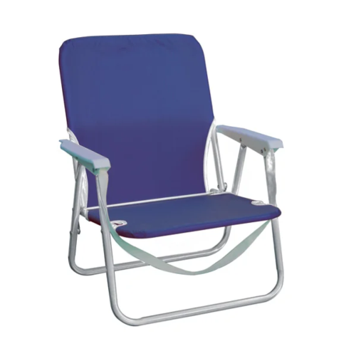 Spiaggina ferro poliestere blu