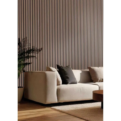 Pannello Murale Doghe Fonoassorbente cm.280x60 rovere 4 PEZZI