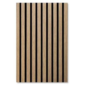 Pannello Murale Doghe Fonoassorbente cm.280x60 rovere