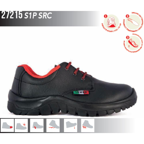 027215 Scarpa Lewer S1P Nero Tg 40