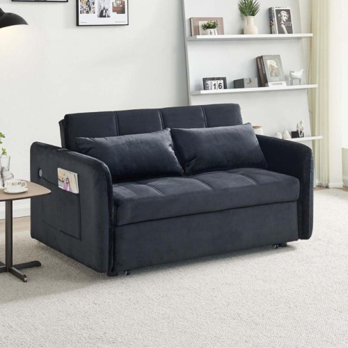 Divano Letto Clorienne Grigio 2 posti