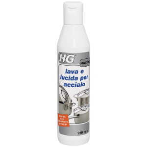 Hg Cucina Lava E Lucida Per Acciaio 250Ml