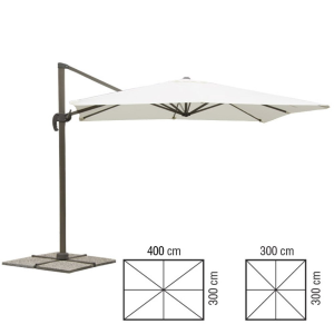 Ombrellone Braccio Deluxe 3X4 Ecru