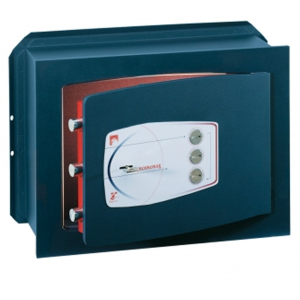 Gd/5 Cassaforte A Muro, Chiave A Doppia Mappa, Combinazione 3 Quadranti, Spessore Porta 10 Mm