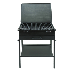 Barbecue edera con coperchio 30X35X58H