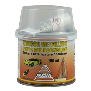 Stucco Metallico 280 Gr + Catalizzatore / Hardener 150Ml