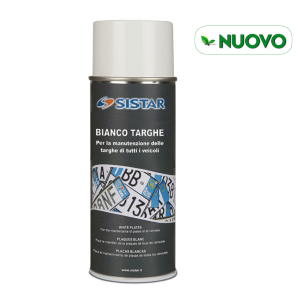 Bomboletta Bianco Targhe