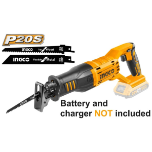 Seghetto A Gattuccio Batteria Litio 20V + Due Lame