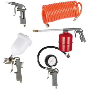 Kit Accessori 5 Pz Per Compressori D'Aria
