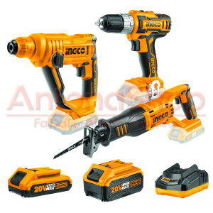 Kit Utensili Trapano Gattuccio Tassellatore A Batteria A Litio 20V Ing-Co