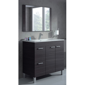 Mobile Bagno Cenizia Con Specchio Cm 80X45X80H