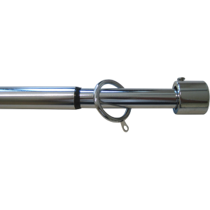 Bastone per tende Estensibile New York 120-215 Col.Accia