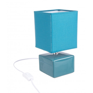 Lampada Tav. Atena Cr Turchese H24.5