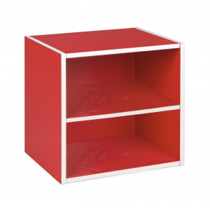Cubo Composite Con Mensola Rosso