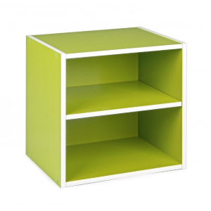 Cubo Composite Con Mensola Verde