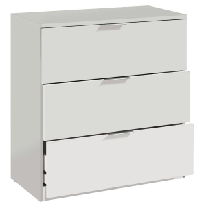 Cassettiera 3C Cm.80X38X77 Bianca