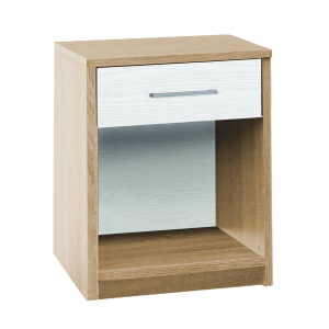 Comodino 1 Cassetto Canadian/White