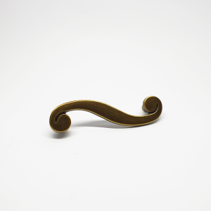 Maniglia Zama Mm. 96.Dx Bronzo Oro Antico