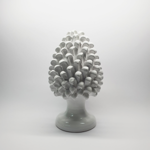 Pigna Bianca Ceramica 26H Ø15 Cm