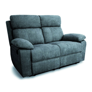Divano Recliner 2 Posti Grigio