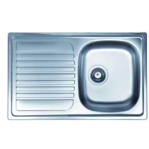 Kit Cucina Lavello Cm 80 Inox 1 Vasca + G. Sx