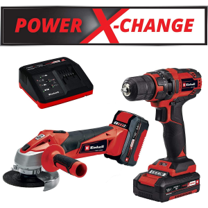 Set utensili a batteria TC-TK 18 (CD+AG) PXC